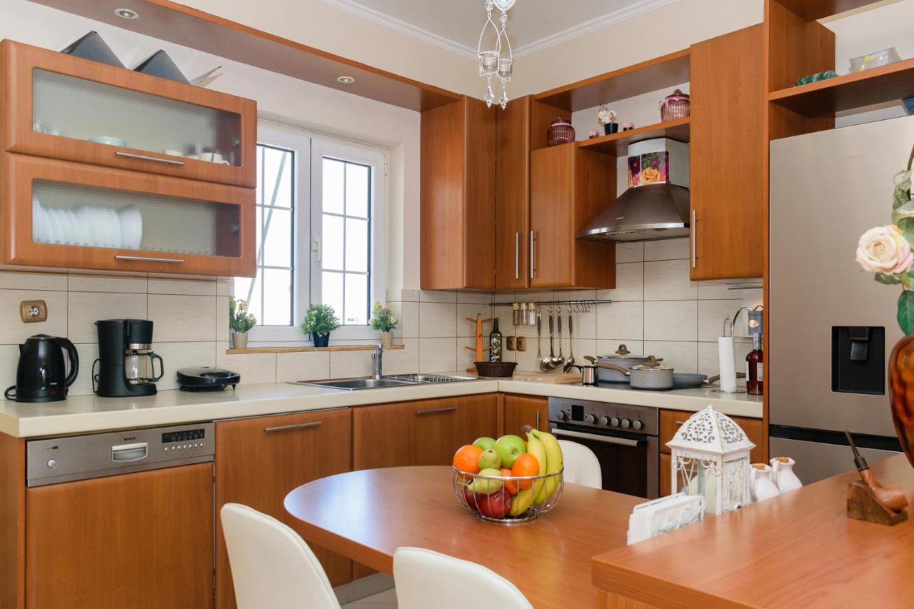 Central Penthouse In Quiet Neighborhood Near Sandy Beach 하니아 외부 사진