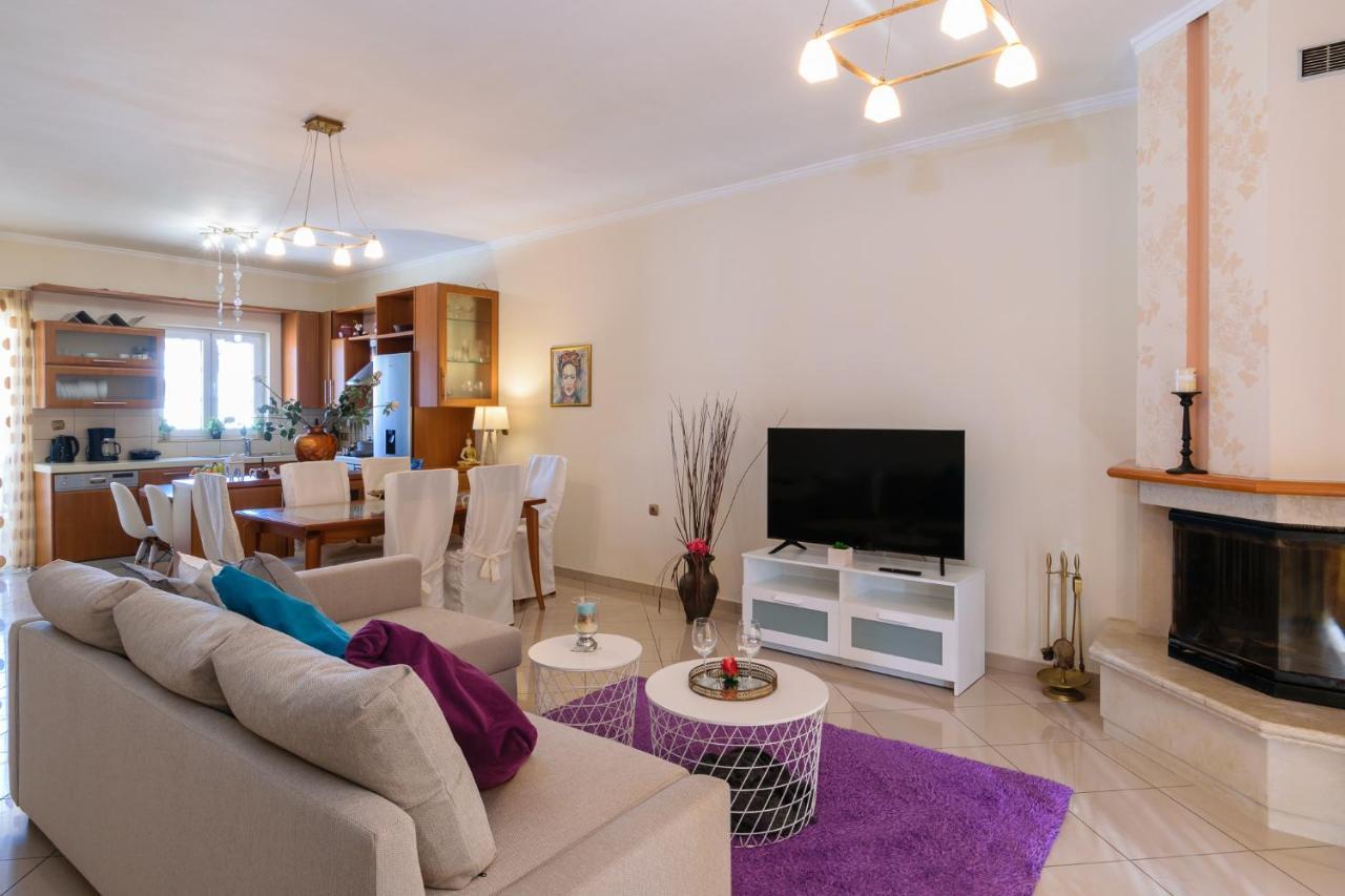 Central Penthouse In Quiet Neighborhood Near Sandy Beach 하니아 외부 사진